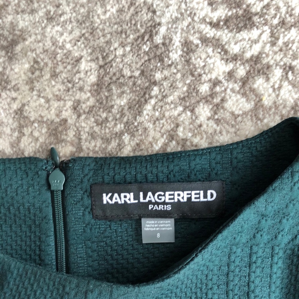 Emerald green Karl Lagerfeld dress